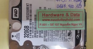 Cứu dữ liệu hdd Western hỏng 1/2 đầu từ