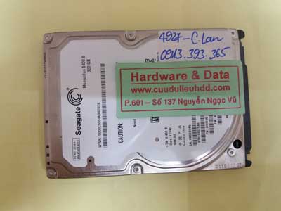Cứu dữ liệu Seagate-320GB