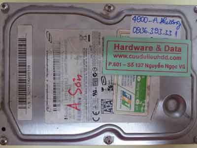 Phục hồi dữ liệu ổ cứng HD161HJ