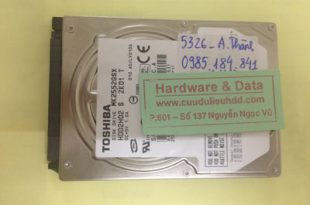 Khôi phục dữ liệu ổ cứng Toshiba 250GB chết cơ