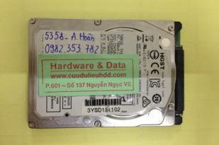 Cứu dữ liệu cho ổ cứng Hitachi 500GB lỗi đầu đọc