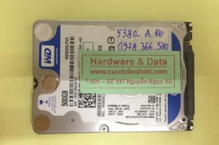 Cứu dữ liệu ổ cứng Western 500GB