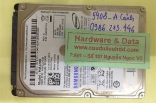 Phục hồi dữ liệu ổ cứng Samsung 320GB