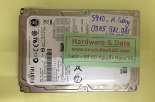 Lấy lại dữ liệu ổ cứng Fujitsu 250GB