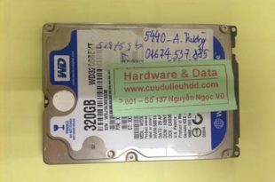 Cứu dữ liệu ổ cứng Western 320GB