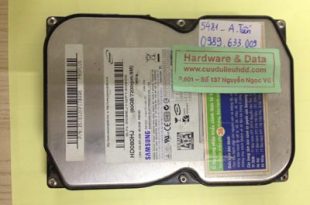 Phục dữ liệu ổ cứng Samsung 80GB bị Virus mã hóa mất dữ liệu