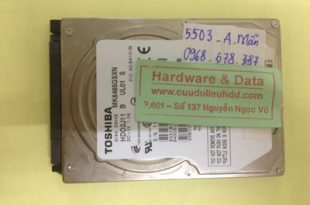 Cứu dữ liệu ổ cứng Toshiba 640GB