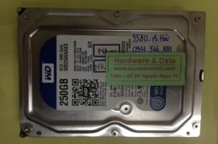 Cứu dữ liệu ổ cứng Western 250GB chết cơ