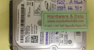 Phục hồi dữ liệu ổ cứng Samsung 320GB