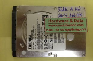 Lấy lại dữ liệu ổ cứng Toshiba 1TB