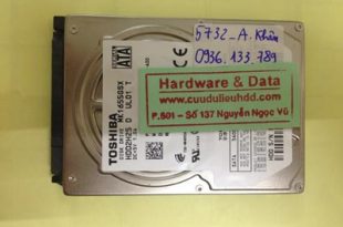 Khôi phục dữ liệu ổ cứng Toshiba 160GB