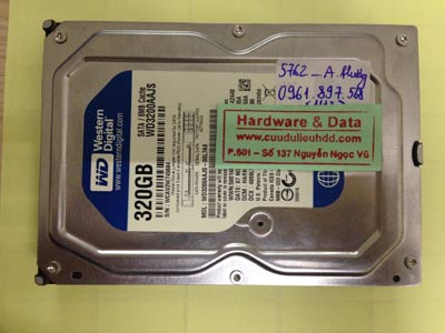 Lấy dữ liệu ổ cứng Western 320GB