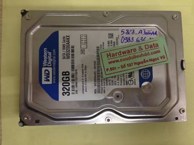 Khôi phục dữ liệu ổ cứng Western 320GB