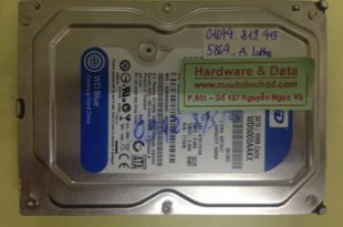 Phục hồi dữ liệu ổ cứng Western 500GB