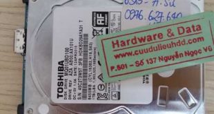 Phục hồi dữ dữ liệu Toshiba 1TB