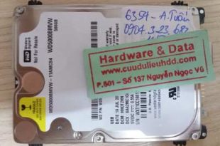 Recover dữ liệuWD 500GB