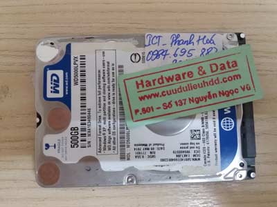 cứu dữ liệu HDD WD-500GB