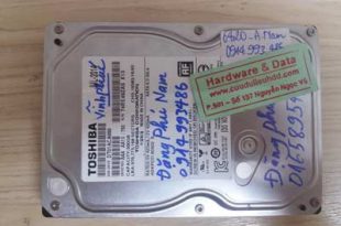 recover dữ liệu Toshiba 320 GB