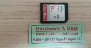 recover data thẻ Sandisk 8GB