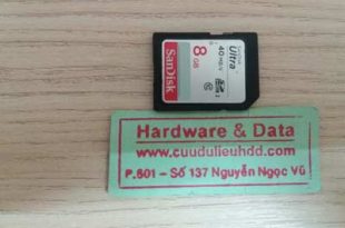 recover data thẻ Sandisk 8GB