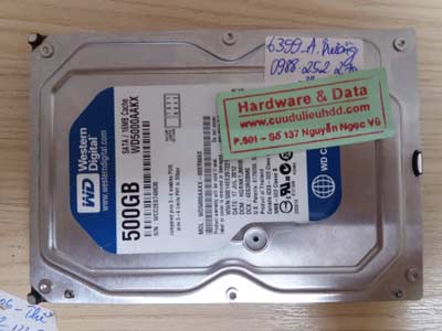 Khôi phục dữ liệu-WD-500GB