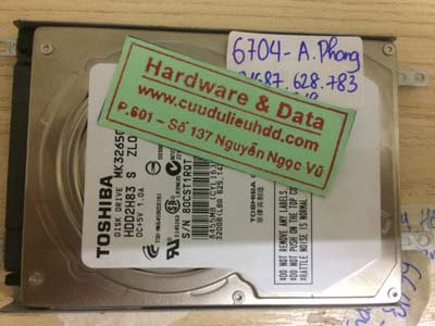 Cuu data-Toshiba 320Gb