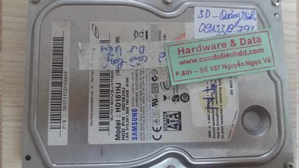14-09-2017-ổ cứng Samsung 160GB chết cơ