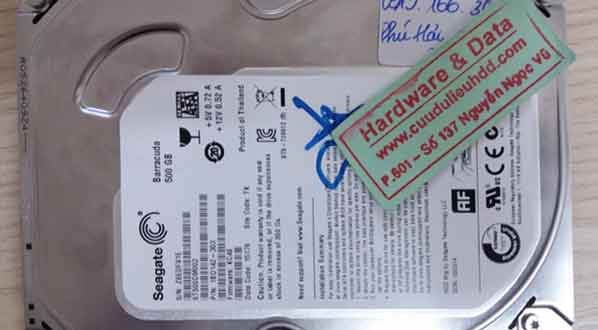 25-09-2017 HDD Seagate 500GB bị hỏng cơ