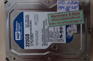 6779 ổ HDD Western 320GB bị hỏng đầu từ