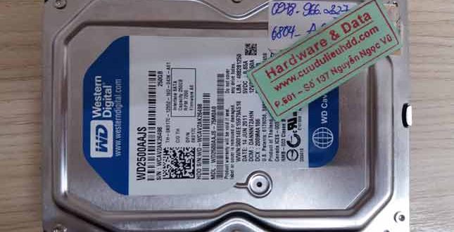 6804 HDD Seagate 320GB bị hỏng đầu từ