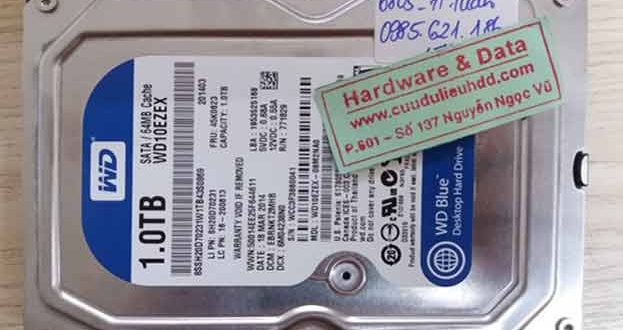 6805 ổ cứng Western 1TB bị cài nhầm windows