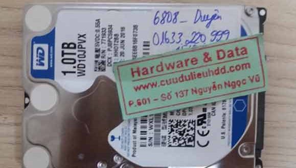 6808 ổ cứng di động Western 1TB bị cài nhầm Windows