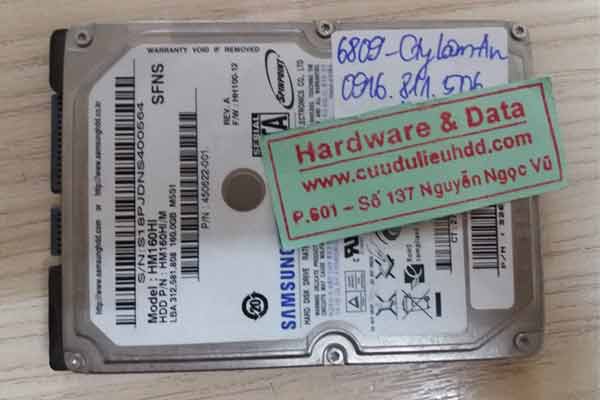 6809 ổ HDD Samsung 160GB lỗi đầu từ