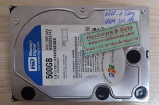6818 ổ cứng Western 500GB bị chết cơ, đĩa kém