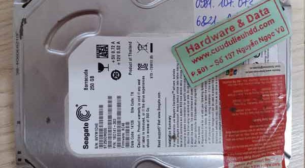6821 ổ cứng Seagate 250GB đĩa kém