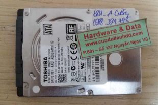 6831 HDD Toshiba 500GB bị ghost nhầm