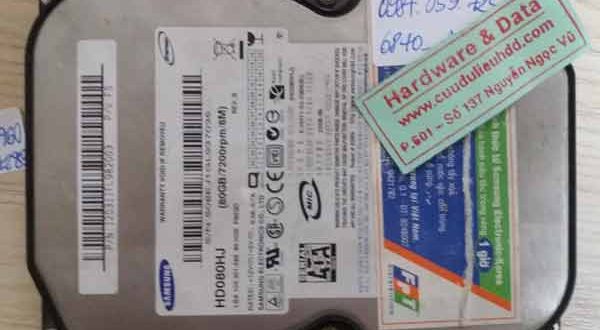 6840 ổ cứng Samsung 80GB đĩa kém