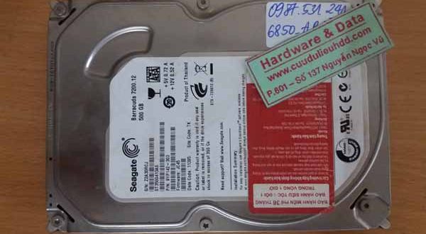 6850 ổ cứng Seagate 500GB hỏng mạch