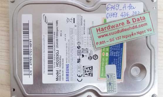 Khôi phục dữ liệu ổ cứng samsung bị mất dữ liệu