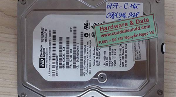 ổ cứng Desktop Western 160GB bị chết cơ