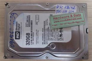 6852 ổ cứng Wesern 320GB bị cháy nổ