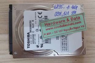 6895 ổ cứng Toshiba 500Gb bị hỏng đầu từ