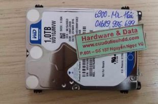 6900 ổ Western 1TB bị hỏng 1/4 đầu từ