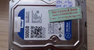 6904 ổ HDD Western 500GB bị xóa nhầm