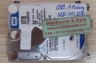 6918 ổ cứng Western 1tB bị chết cơ