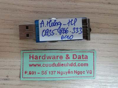 Cứu dữ liệu USB 2GB bị mất dữ liệu