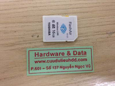  Cứu dữ liệu thẻ nhớ SD 64 GB