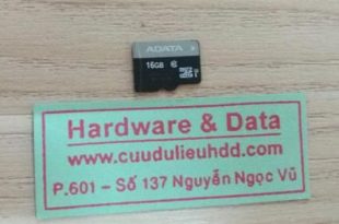 10.11thẻ nhớ 160GB bị mất dữ liệu