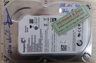 HDD seagate 250GB bị lỗi đầu từ