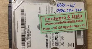 6972 ổ cứng Samsung 500GB hỏng đầu từ